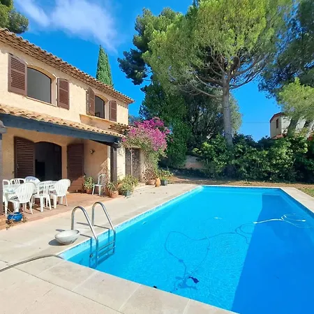 4 Bedroom With Pool Sea View Ac Parking - Benakey * Le Cannet