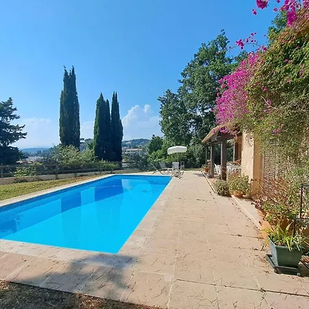 4 Bedroom With Pool Sea View Ac Parking - Benakey Le Cannet